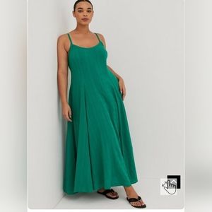 NWT Torrid Maxi Cotton Textured Trapeze Dress 00